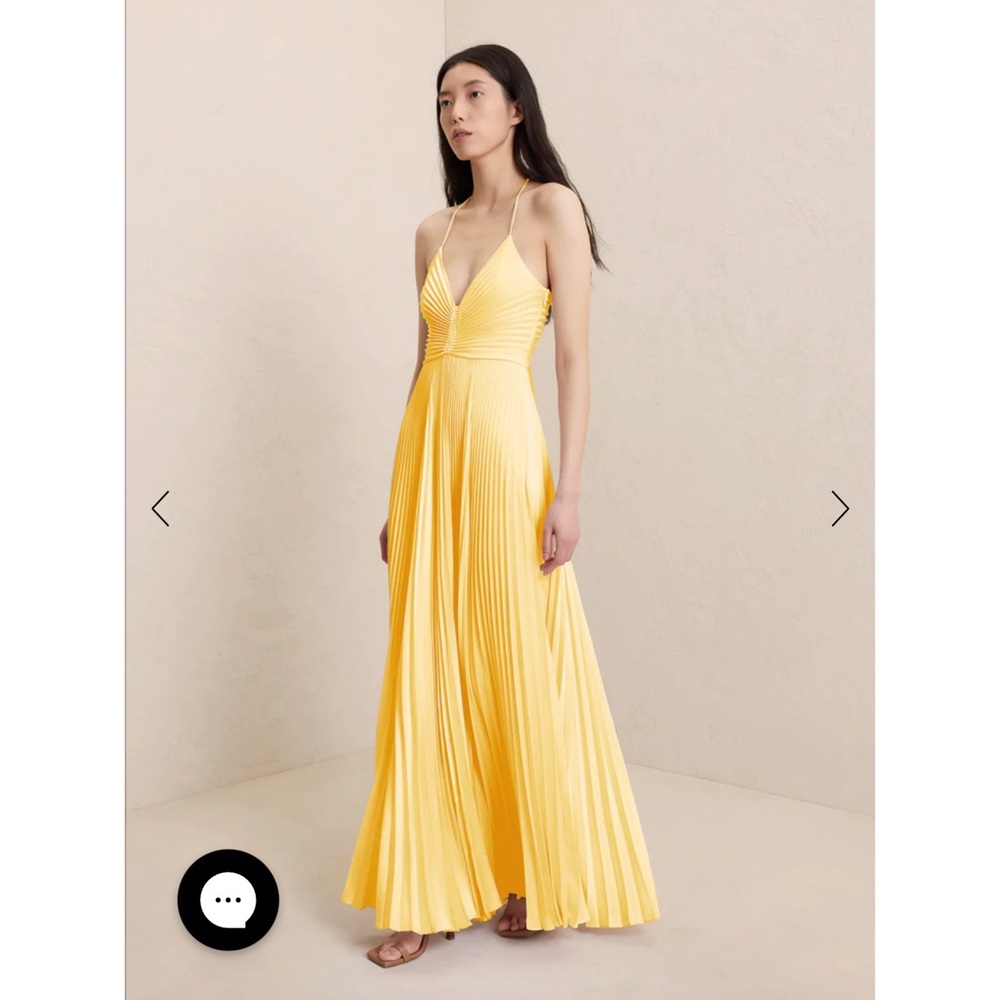 A.L.C. Aries Satin Pleated Dress